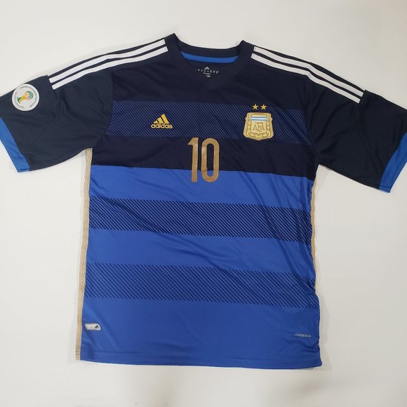 Adidas Messi Argentina XL World Cup final  2014 Lionel Messi shirt 2014 - Picture 2 of 6